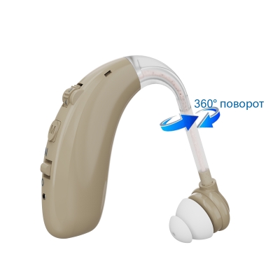 Слуховой аппарат Hearing Aid Z-360, бежевый-6